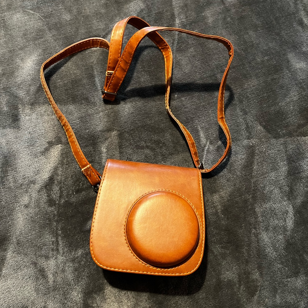 Over the shoulder polaroid bag